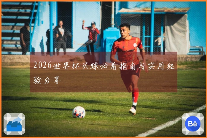 2026世界杯买球必看指南与实用经验分享